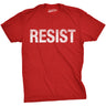 Mens Resist T Shirts Political Anti Authority Protest Tees Rebel Rally March Shirts