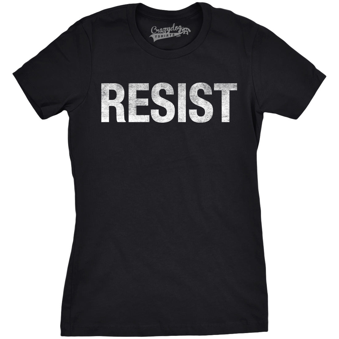 Womens Resist T Shirts Political Anti Authority Protest Tees Rebel Rally March Tee