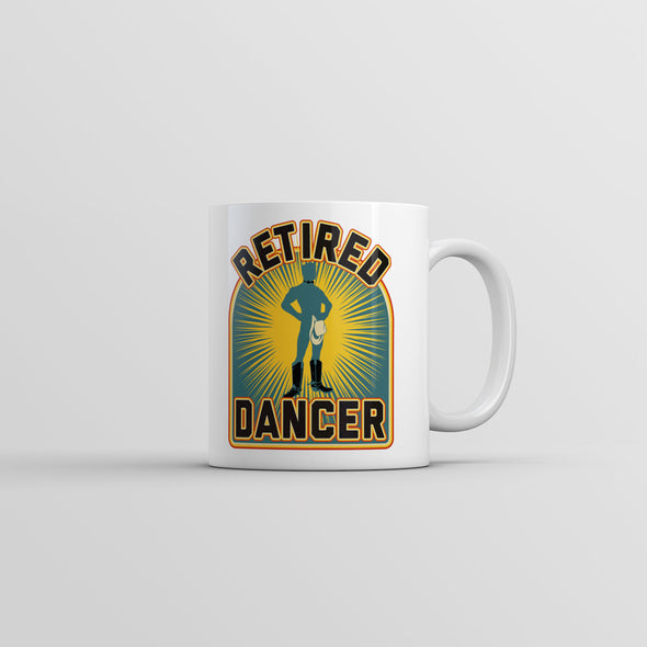 Retired Dancer Mug Funny Stripper Graphic Novelty Coffee Cup-11oz