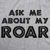 Youth Ask Me About My Lion Flip T Shirt Funny Crazy Cat Flipover Tee for Kids