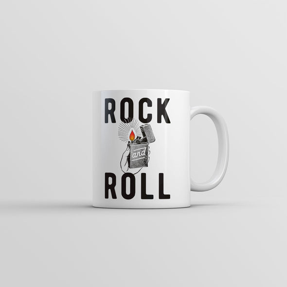 Rock And Roll Lighter Mug Funny Music Graphic Coffee Cup-11oz