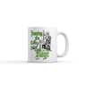 Running On Coffee and Rage Mug Funny Sarcastic Caffeine Graphic Novelty Coffee Cup-11oz