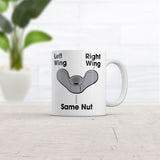 Left Wing Right Wing Same Nut Mug Funny Political Coffee Cup-11oz