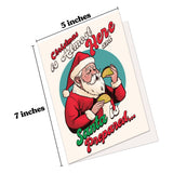 Funny Christmas Cards Hilarious Xmas Greeting Cards for Holiday Thank You Gifts With Envelopes