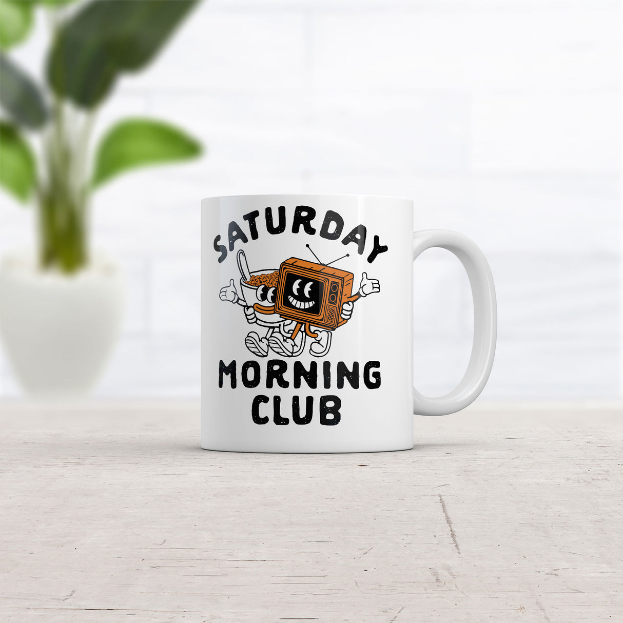 Saturday Morning Club Mug Funny Sarcastic Graphic Novelty Coffee Cup-11oz