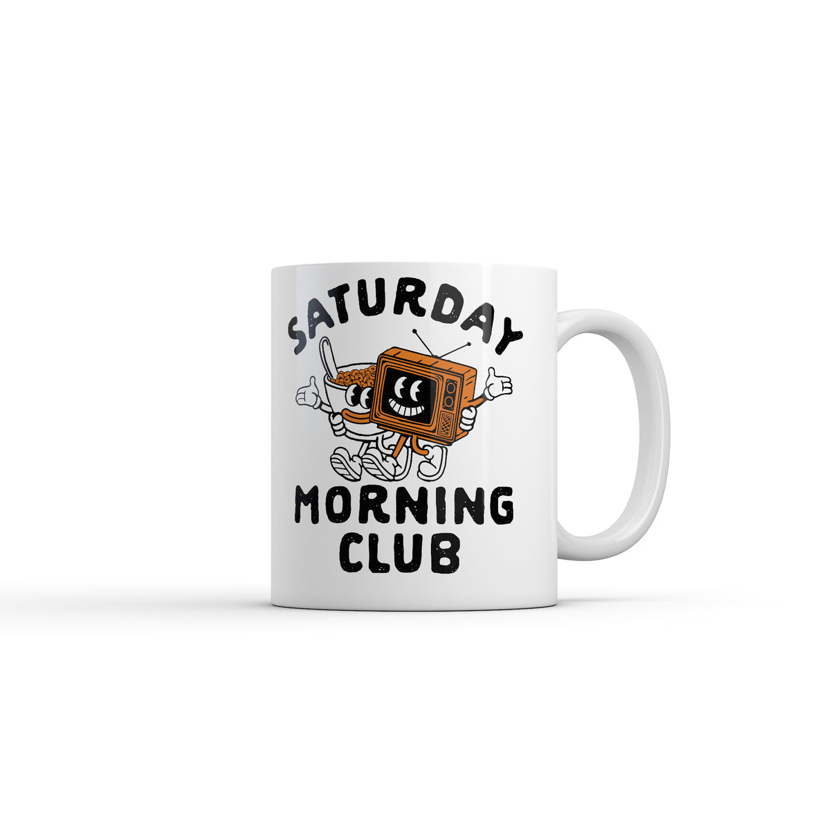 Saturday Morning Club Mug Funny Sarcastic Graphic Novelty Coffee Cup-11oz