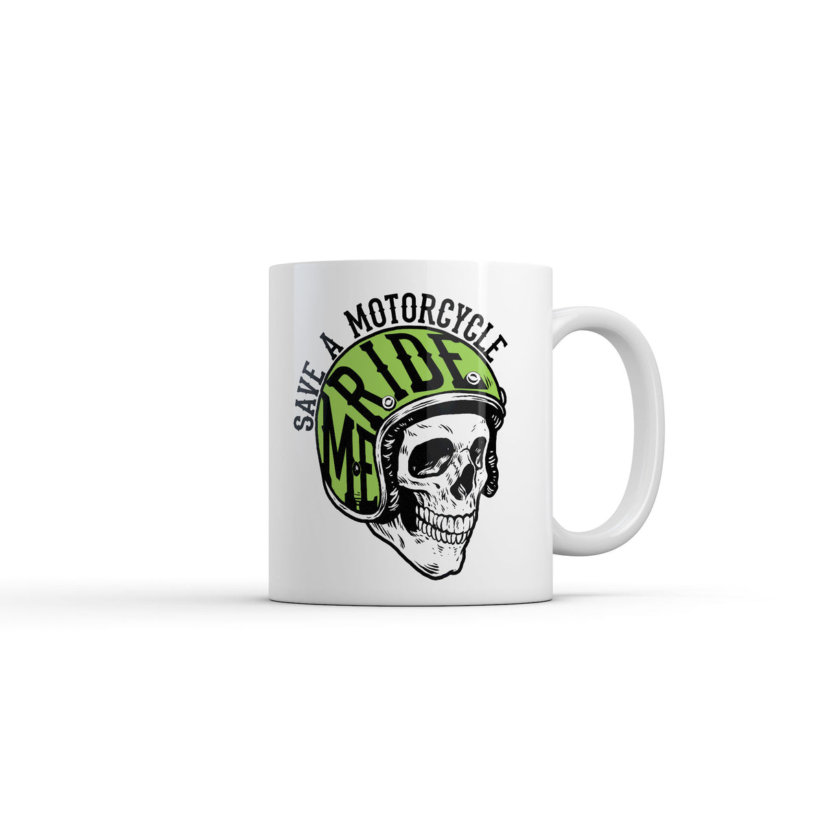 Save A Motorcycle Ride Me Mug Funny Sarcastic Mechanic Graphic Novelty Coffee Cup-11oz