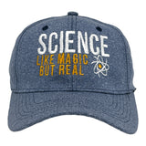 Science Like Magic But Real Hat Funny Nerdy Chemistry Joke Cap