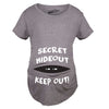 Maternity Secret Hideout Baby Peeking Maternity Shirt Funny Pregnancy Shirts