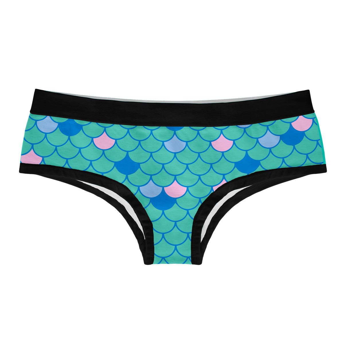 Womens Mermaid Scales Panties Funny Sarcastic Mythical Creature Fantasy Underwear For Ladies