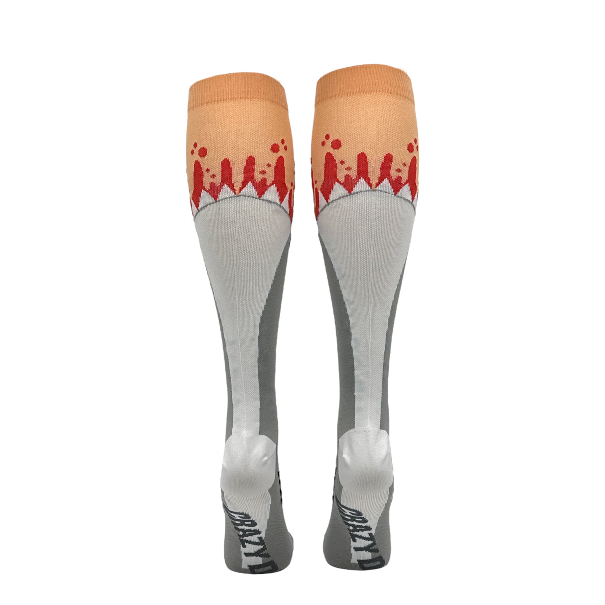 Unisex Shark Bite Funny Novelty Compression Socks For Women And Men