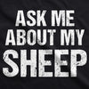 Ask Me About My Sheep Men's Tshirt