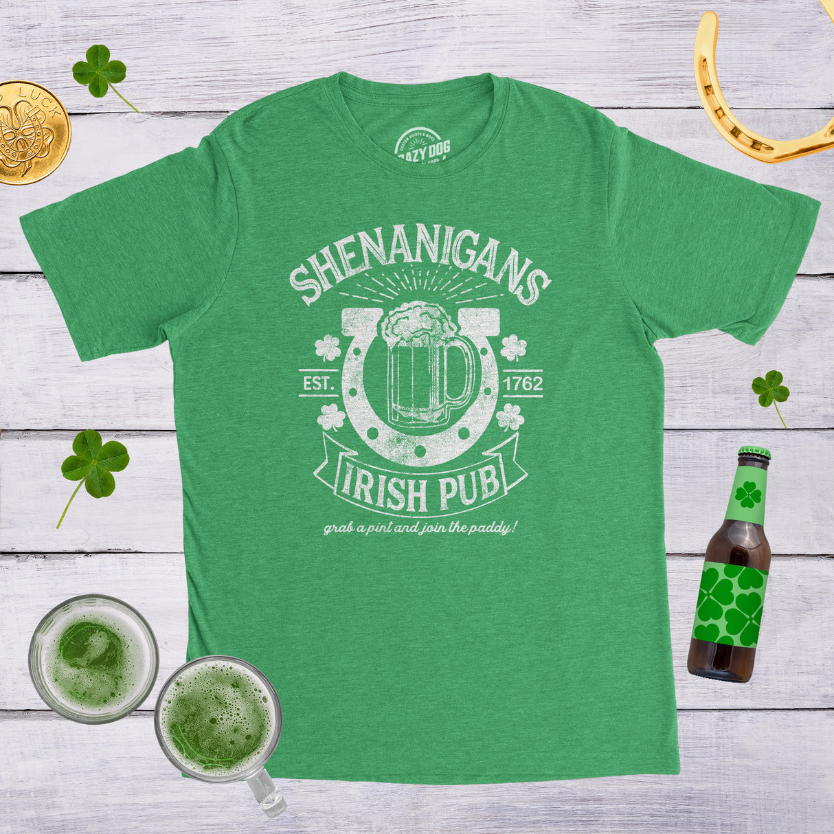 Shenanigans Irish Pub Men's Tshirt