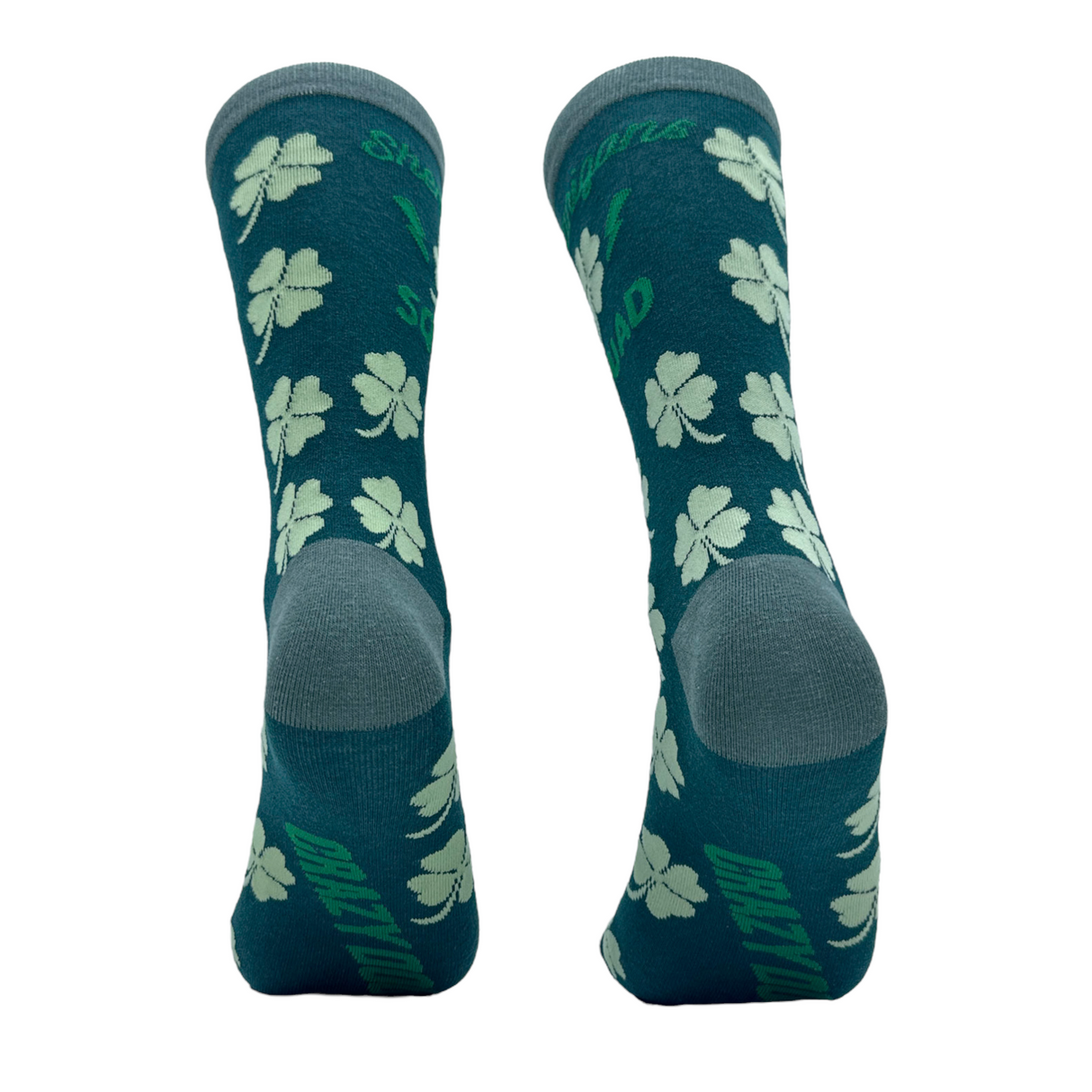 Womens Shenanigans Squad Socks Funny St Paddys Day Novelty Clover Footwear