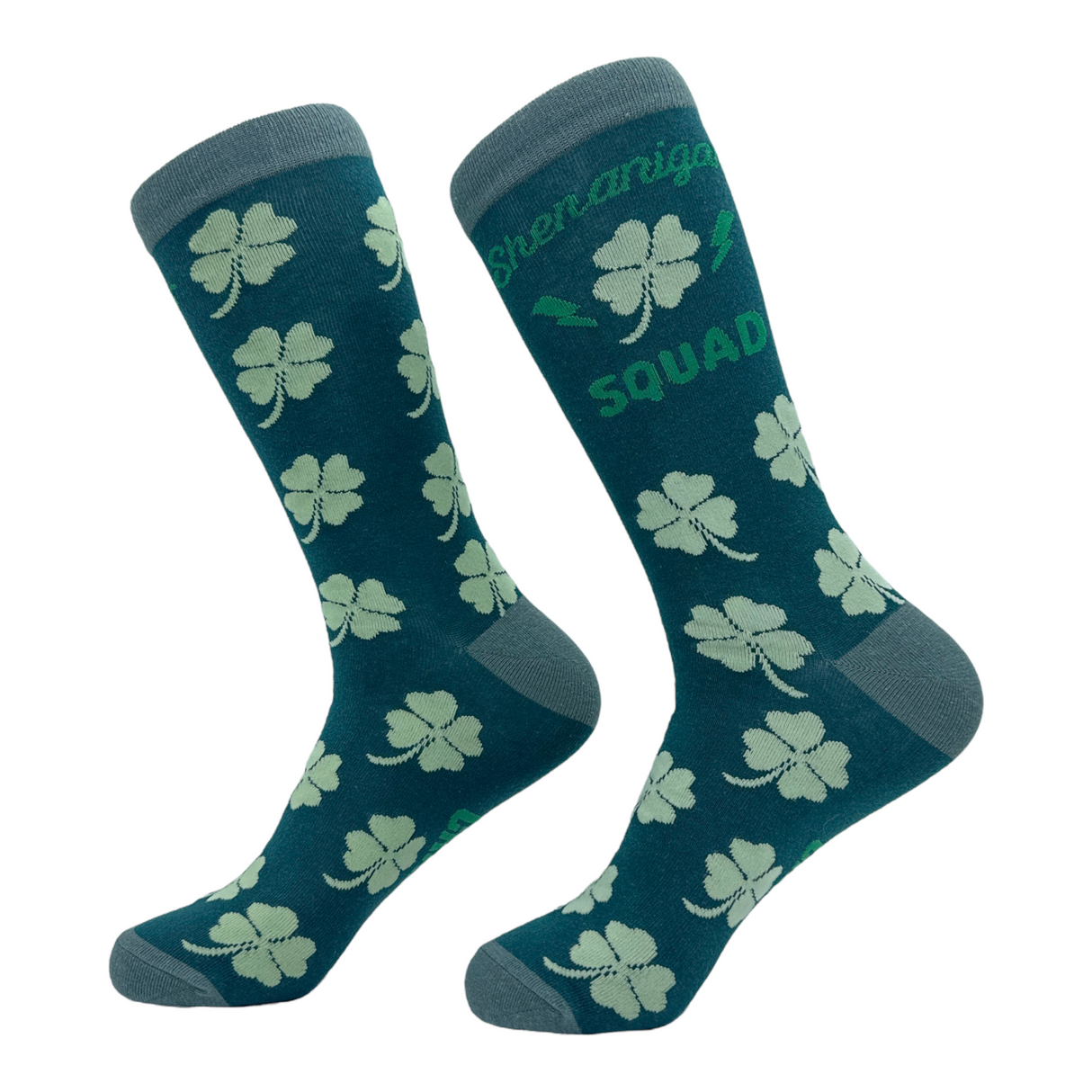 Men's Shenanigans Squad Socks Funny St Paddys Day Parade Novelty Footwear