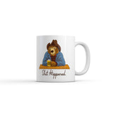 Shit Happened Mug Funny Sarcastic Bear Graphic Novelty Coffee Cup-11oz