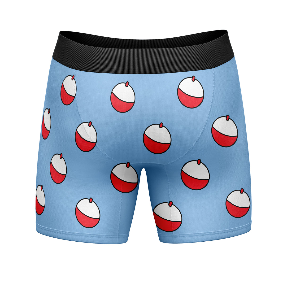 Mens Show Me Your Bobbers Boxer Briefs Funny Fishing joke Graphic Novelty Underwear