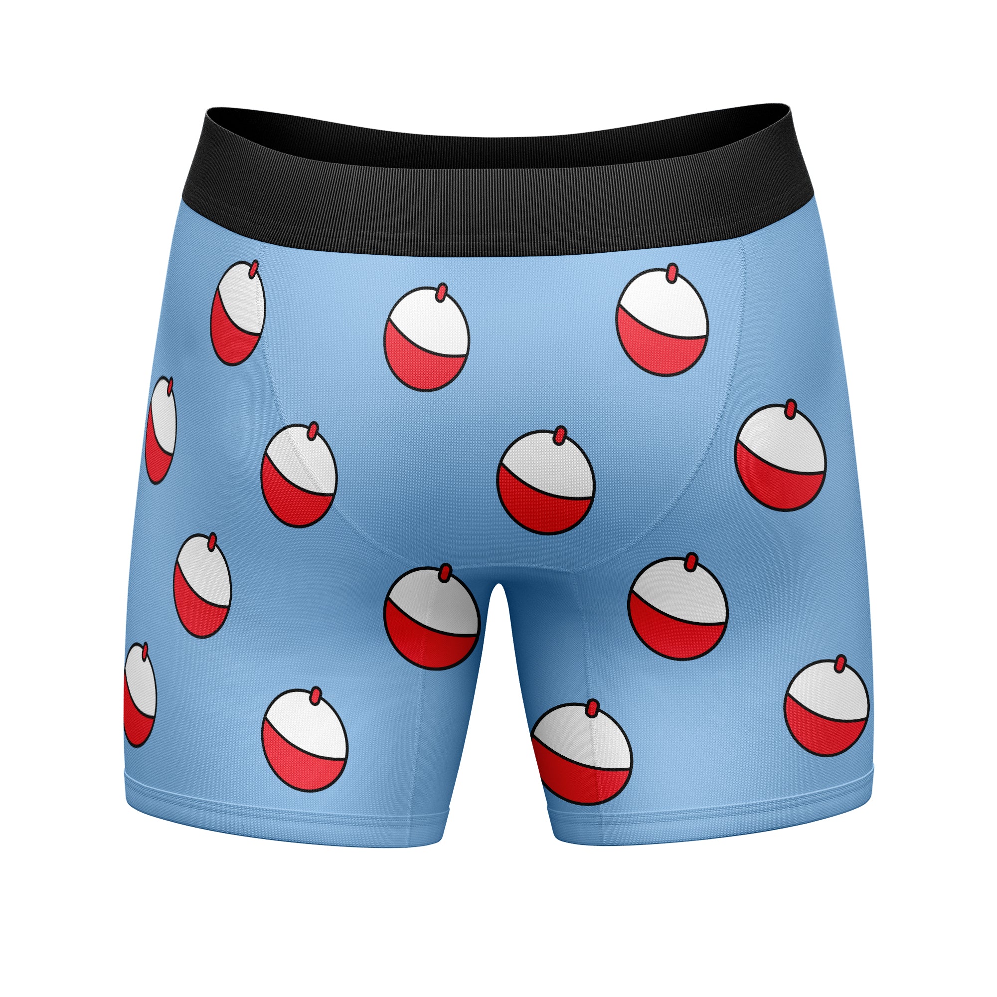 Mens Show Me Your Bobbers Boxer Briefs Funny Fishing joke Graphic