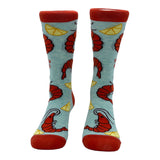 Women's Shrimply The Best Socks Funny Seafood Shrimp Lovers Joke Footwear