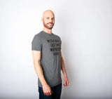 With A Body Like This Who Needs Hair Men's Tshirt