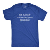 I'm Silently Correcting Your Grammar Men's Tshirt