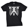 White Skeleton Rib Cage Men's Tshirt