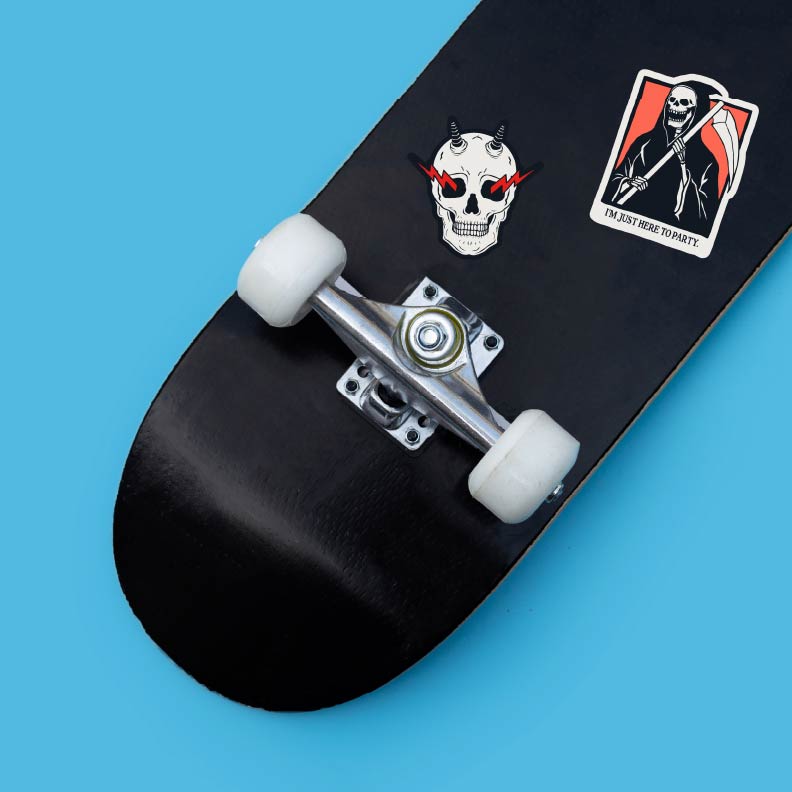 Skeleton Sticker Extra Large Stickers for Adults Funny Adhesives with Memes