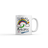 Slightly Artistic Mug Funny Sarcastic Art Graphic Novelty Coffee Cup-11oz