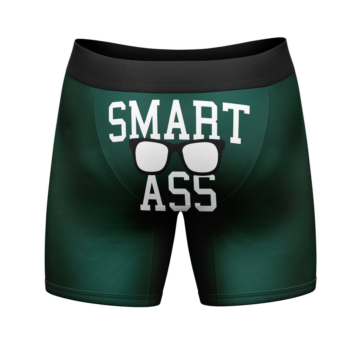 Mens Smart Ass Boxer Briefs Funny Sarcastic Butt Hilarious Gag Gift Novelty Underwear