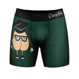 Mens Smart Ass Boxer Briefs Funny Sarcastic Butt Hilarious Gag Gift Novelty Underwear