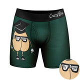 Mens Smart Ass Boxer Briefs Funny Sarcastic Butt Hilarious Gag Gift Novelty Underwear