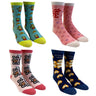 Youth Cat and Dog Socks Funny Cute Pet Animal Graphic Novelty Footwear For Kids