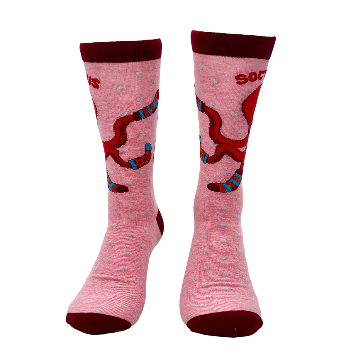 Men's Soctopus Socks Funny Deep Sea Octopus Joke Footwear