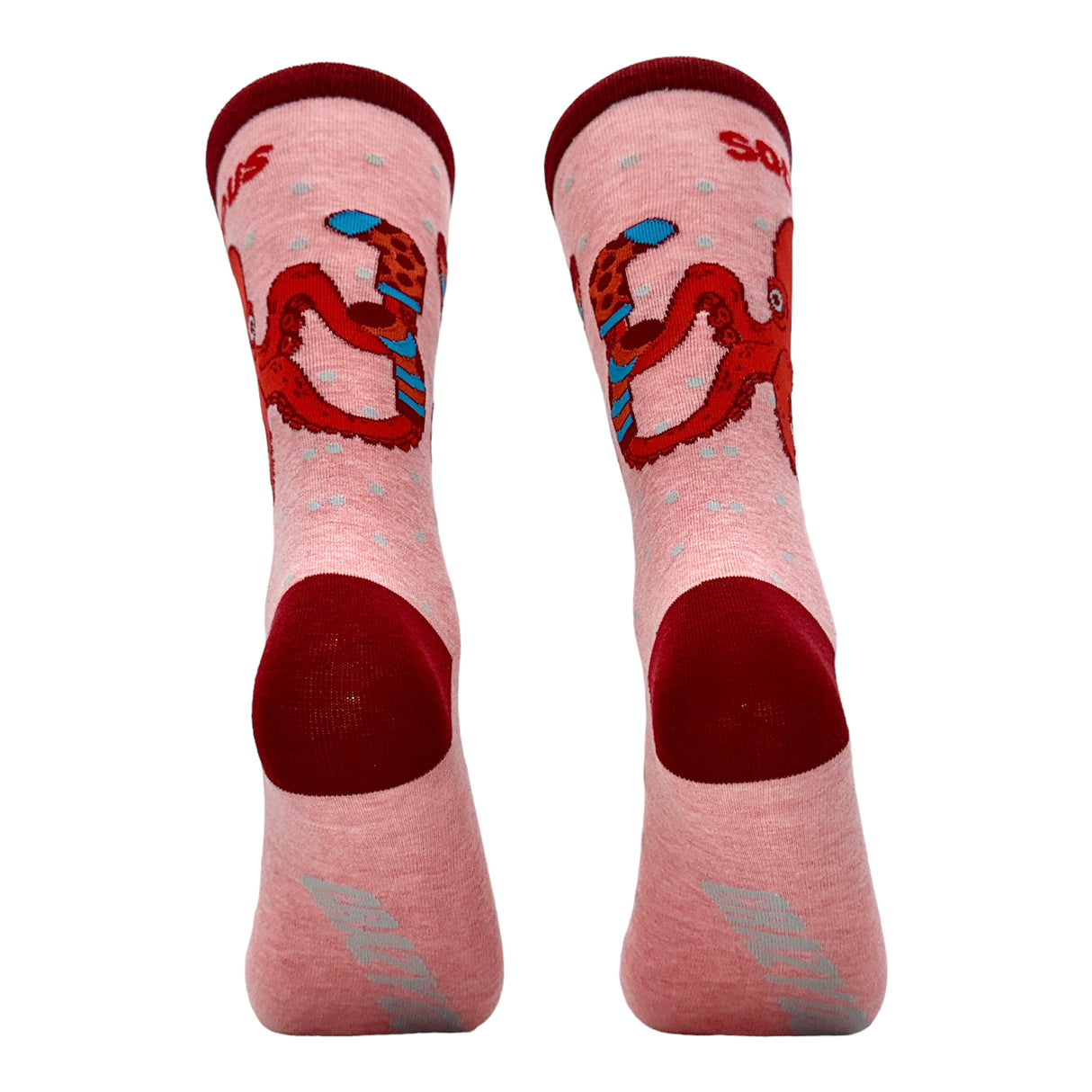 Men's Soctopus Socks Funny Deep Sea Octopus Joke Footwear