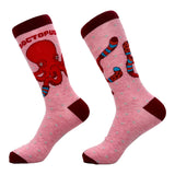 Men's Soctopus Socks Funny Deep Sea Octopus Joke Footwear