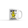 Soft But Not Available for Mistreatment Mug Funny Sarcastic Duck Graphic Novelty Coffee Cup-11oz