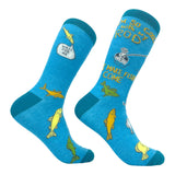 Men's I'm So Good With My Rod I Make Fish Come Socks Funny Fishing Sexual Innuendo Novelty Footwear