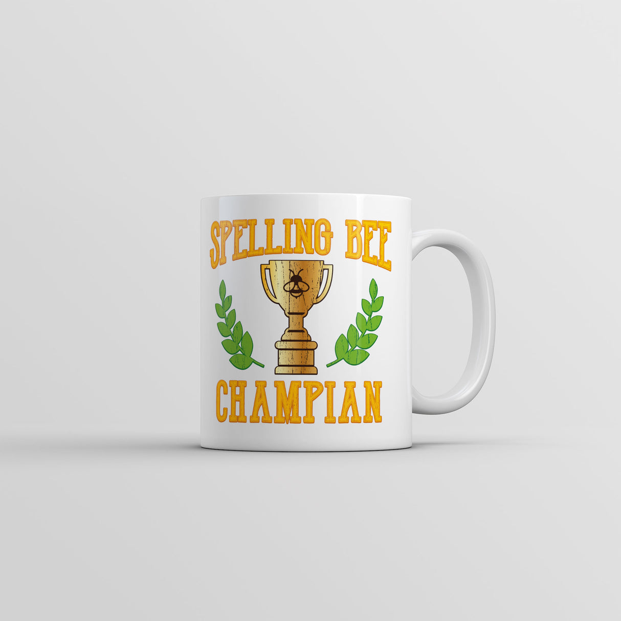 Spelling Bee Champian Mug Funny Sarcastic Novelty Coffee Cup-11oz