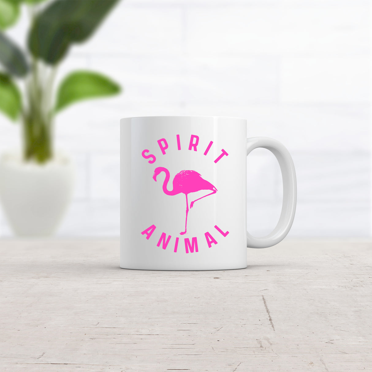 Flamingo Spirit Animal Mug Funny Pink Bird Coffee Cup - 11oz