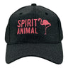 Flamingo Spirit Animal Hat Funny Sarcastic Graphic Novelty Baseball Cap