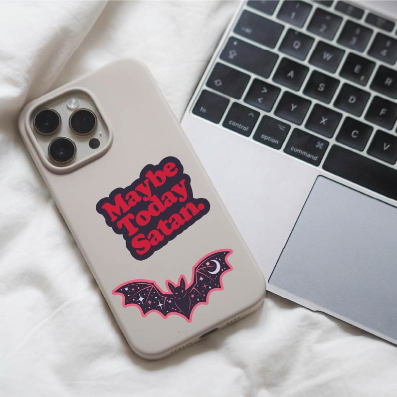 Spooky Sticker Extra Large Stickers for Adults Funny Adhesives with Memes