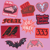 Spooky Sticker Extra Large Stickers for Adults Funny Adhesives with Memes