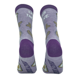 Women's Spread The Love Socks Funny Peanut Butter Jelly Sandwich Novelty Footwear