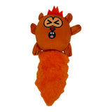 Squirrel Dog Toy Funny Cute Tiny Squirrel Stuffed Chew Toy With Reattachable Tail and Hidden Treat Compartments - Rip and Reveal Interactive Chew