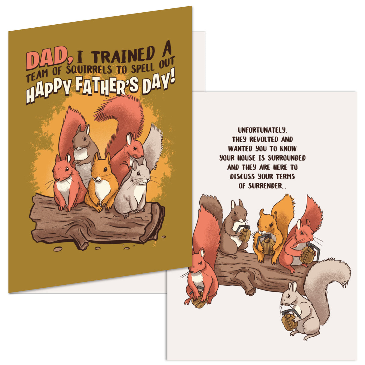 Funny Father's Day Cards Hilarious Assorted Cards for Dad With Envelopes