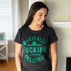 Womens Magically Fucking Delicious T Shirt Funny Saint Patricks Day St Patty Tee