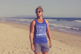 Mens Star Spangled Hammered Funny Shirts Workout Sleeveless Fitness Tank Top