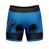 Mens Stop Staring At My Elephant Boxer Briefs Funny Animal Underwear Elephant Joke