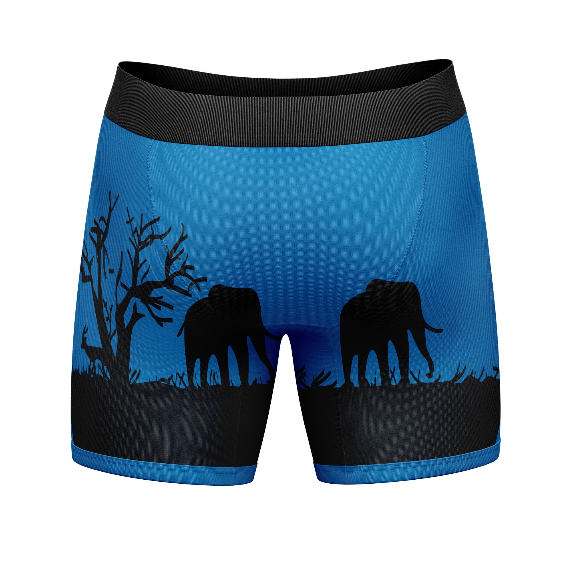 Mens Stop Staring At My Elephant Boxer Briefs Funny Animal Underwear  Elephant