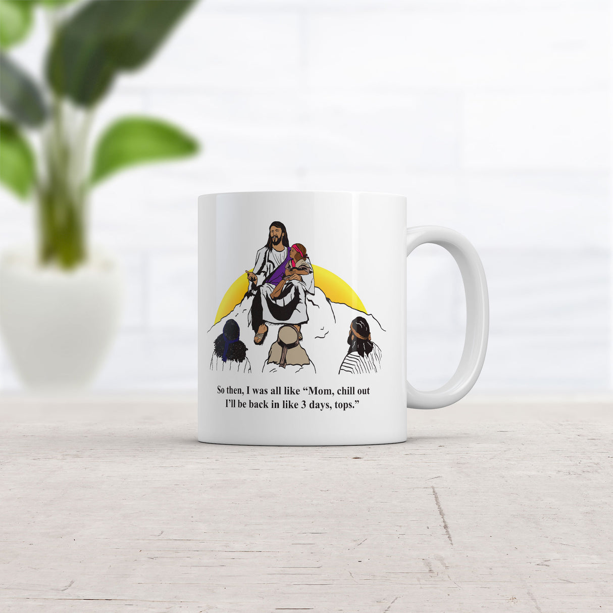 Story Time With Jesus Mug Funny Easter Sunday Coffee Cup-11oz